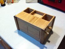 The completed box, in its pretty polyurethane polish.