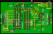 Old revision of PCB